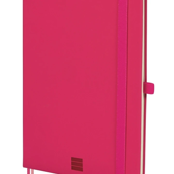 Finocam Nexo Cuaderno de Tapa Dura - 72 Hojas - Formato A5 - 148x210mm - Papel Crema de 80g/m2 - Liso - Bolsillo Interior - Cierre con Goma - Hojas Mi 1