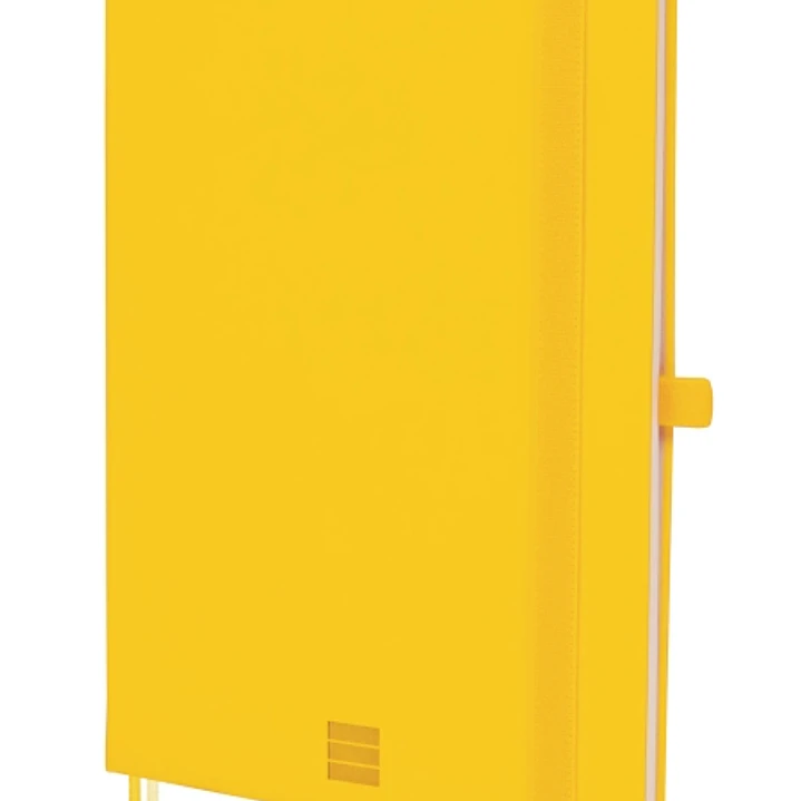 Finocam Nexo Cuaderno de Tapa Dura - 72 Hojas - Formato A5 - 148x210mm - Papel Crema de 80g/m2 - Liso - Bolsillo Interior - Cierre con Goma - Hojas Mi 1