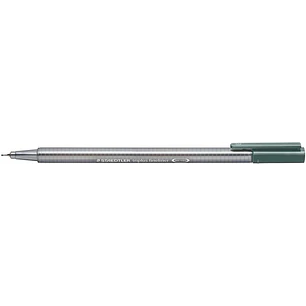 Staedtler Triplus Fineliner 334 Rotulador de Punta Fina - Trazo de 0.3mm - Tinta Base de Agua - Color Gris Calido