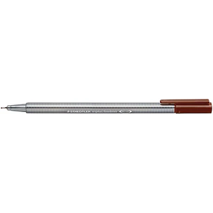 Staedtler Triplus Fineliner 334 Rotulador de Punta Fina - Trazo de 0.3mm - Tinta Base de Agua - Color Pardo Van Dyck