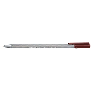 Staedtler Triplus Fineliner 334 Rotulador de Punta Fina - Trazo de 0.3mm - Tinta Base de Agua - Color Marron Chocolate