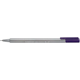 Staedtler Triplus Fineliner 334 Rotulador de Punta Fina - Trazo de 0.3mm - Tinta Base de Agua - Color Violeta Rojizo
