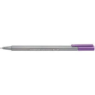Staedtler Triplus Fineliner 334 Rotulador de Punta Fina - Trazo de 0.3mm - Tinta Base de Agua - Color Lila