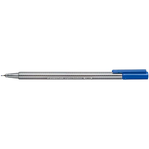 Staedtler Triplus Fineliner 334 Rotulador de Punta Fina - Trazo de 0.3mm - Tinta Base de Agua - Color Azul Pastel
