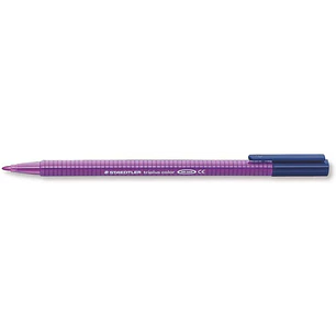 Staedtler Triplus Color 323 Rotulador de Punta Fina - Trazo 1mm Aprox - Tinta Base de Agua - Color Violeta