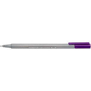 Staedtler Triplus Fineliner 334 Rotulador de Punta Fina - Trazo de 0.3mm - Tinta Base de Agua - Color Violeta