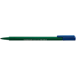 Staedtler Triplus Color 323 Rotulador de Punta Fina - Trazo 1mm Aprox - Tinta Base de Agua - Color Verde Tierra