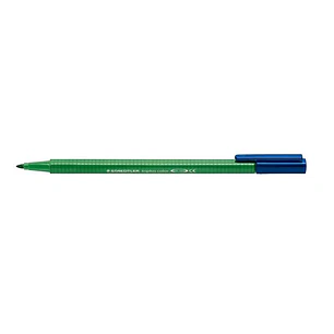 Staedtler Triplus Color 323 Rotulador de Punta Fina - Trazo 1mm Aprox - Tinta Base de Agua - Color Verde Intenso