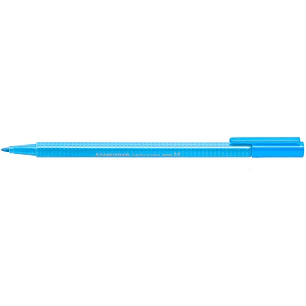 Staedtler Triplus Color 323 Rotulador de Punta Fina - Trazo 1mm Aprox - Tinta Base de Agua - Color Azul Neon