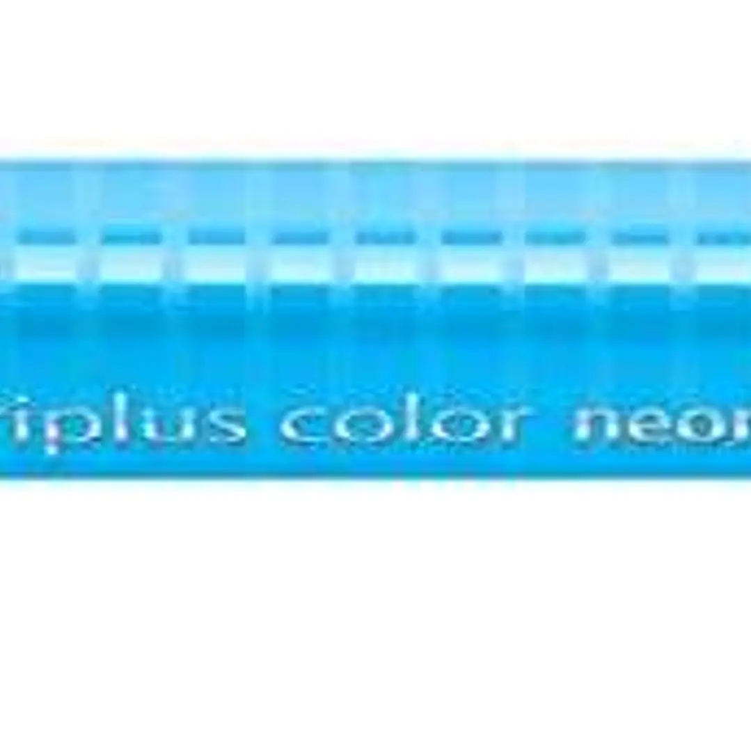 Staedtler Triplus Color 323 Rotulador de Punta Fina - Trazo 1mm Aprox - Tinta Base de Agua - Color Azul Neon 1