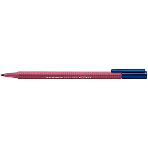 Staedtler Triplus Color 323 Rotulador de Punta Fina - Trazo 1mm Aprox - Tinta Base de Agua - Color Malva