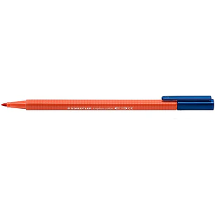 Staedtler Triplus Color 323 Rotulador de Punta Fina - Trazo 1mm Aprox - Tinta Base de Agua - Color Rojo Escarlata