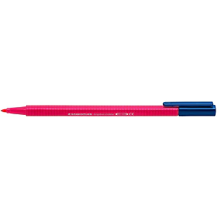 Staedtler Triplus Color 323 Rotulador de Punta Fina - Trazo 1mm Aprox - Tinta Base de Agua - Color Rojo Burdeos