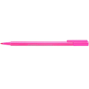 Staedtler Triplus Color 323 Rotulador de Punta Fina - Trazo 1mm Aprox - Tinta Base de Agua - Color Rosa Neon