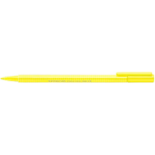 Staedtler Triplus Color 323 Rotulador de Punta Fina - Trazo 1mm Aprox - Tinta Base de Agua - Color Amarillo Neon