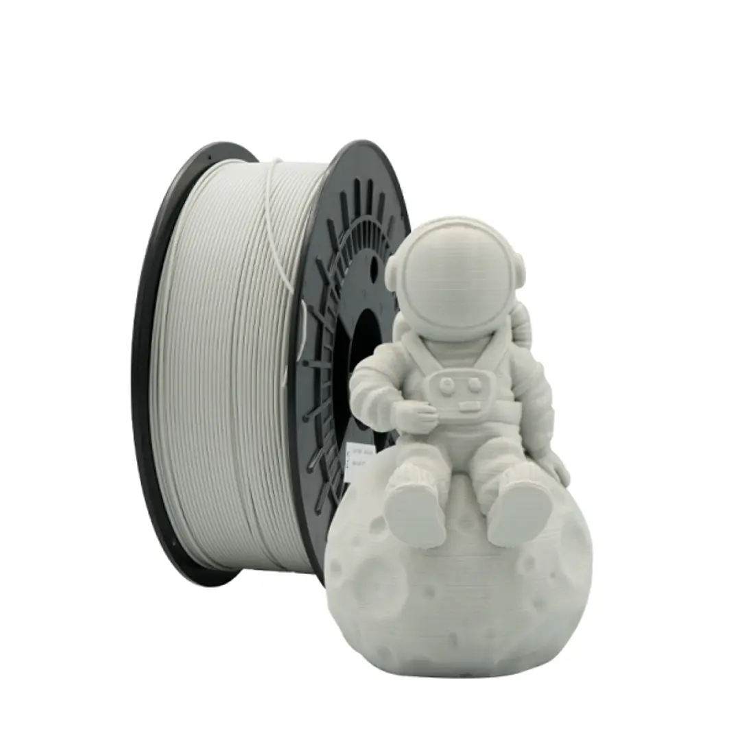 Filamento 3D PLA - Diametro 1.75mm - Bobina 1kg - Color Gris Claro 1