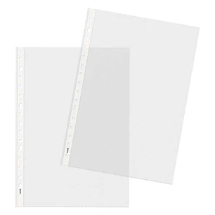 Dohe Premium Plus Pack de 100 Fundas Multitaladro Tamaño Folio - Polipropileno Rugoso - 16 Perforaciones
