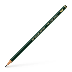 Faber-Castell Castell 9000 Lapiz de Grafito H - Mina Resistente a la Rotura - Ecologico