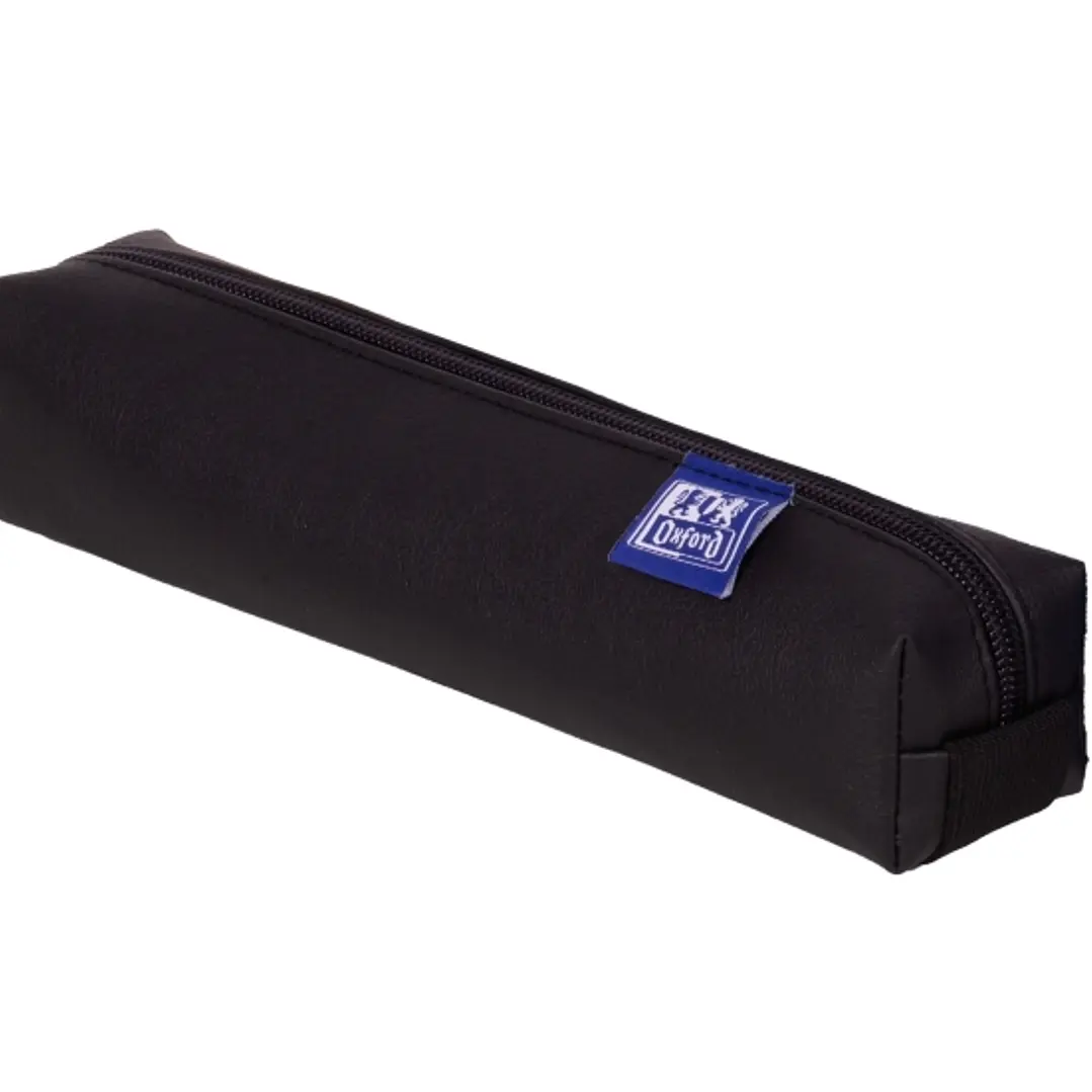 Oxford and You Estuche Cuadrado Compacto - Goma Elastica para Cuadernos - Color Negro 1