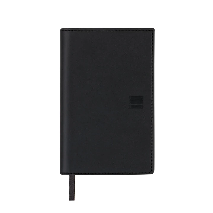 Finocam Ibis Agenda Plana en Catalan - Anual 2026 - Formato Pl3 - 90x10x10mm - Semana Vista Horizontal - Color Negro 1
