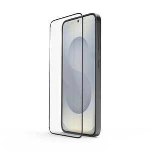Hama Extreme Protect Protector de Pantalla para Samsung Galaxy S25 - Base de Montaje - Vidrio Templado - Antihuellas - Grado de Dureza 10H - Proteccio