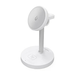 Aisens Cargador Inalambrico 15W - USB-C - Protocolo Qi2 - Moviles, Apple Watch y Auriculares - Proteccion Contra Sobretension, Sobretemperatura y sobr