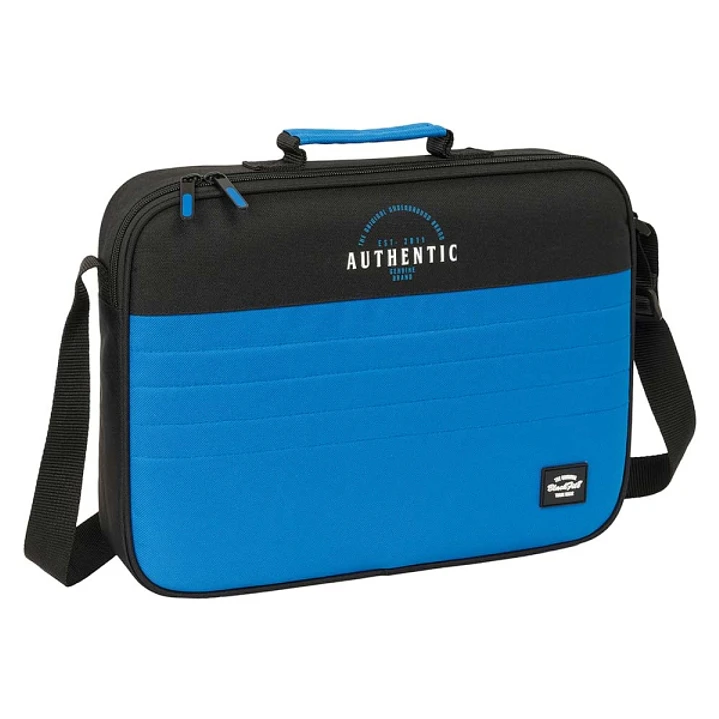 Safta Blackfit8 Underground Maletin con Cremallera - Bandolera Ajustable - Asa Forrada - Doble Tirador - Fondo Semirigido - 6L - 380x60x280mm - Color  1