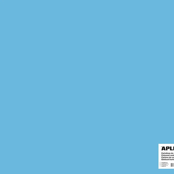 Apli Cartulina Azul Cielo 50 x 65cm 170g 25 Hojas 1