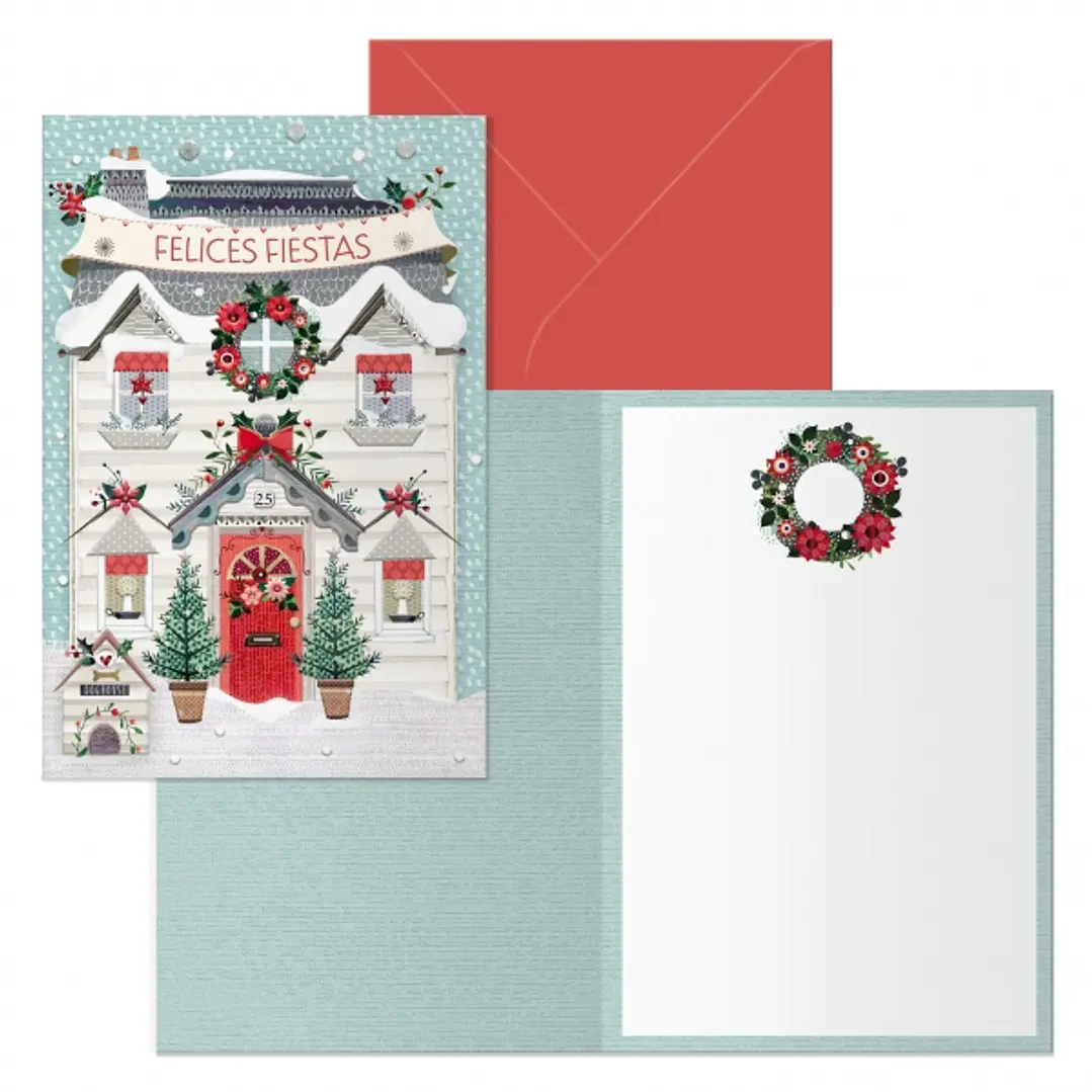 Dohe Paz Pack de 6 Tarjetas de Felicitacion Navideña con Sobre - Tamaño Cerrada 11.5x17cm, Abierta 23x17cm - Papel Offset - Impresas a todo Color 1