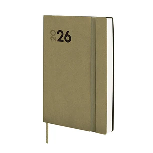 Finocam Dynamic Mara Agenda Profesional - Anual 2026 - Tapa Blanda - Cierre con Goma Elastica - Formato Y4 - 124x22x174mm - 1 Dia por Pagina - Color V