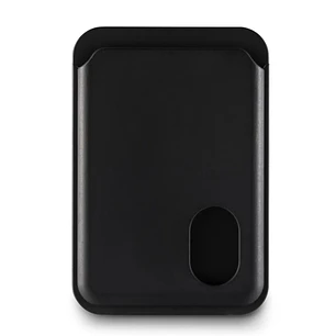 Hama Fantastic Feel Tarjetero MagSafe para iPhone - Deslizamiento Facil - Magnetico - Magnetico - Color Negro