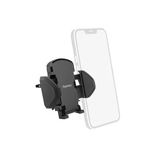 Hama Move Soporte de Coche para Smartphone - Peso Max 250g - Pinza para Rejilla - Ancho Dispositivo de 4.5 a 9cm - Universal - Color Negro