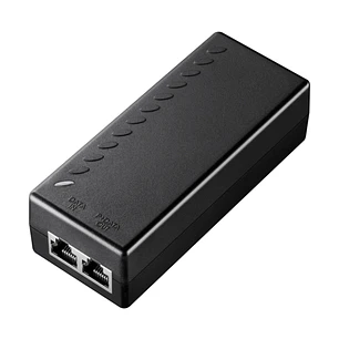 Cudy Inyector Gigabit PoE+/PoE - Potencia hasta 30W - 2 Puertos - Datos y Alimentacion por El Mismo Cable hasta 100m - Carcasa de Pla stico - Color Ne