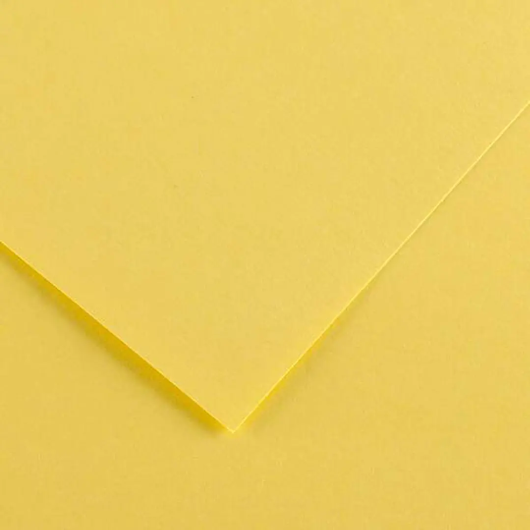 Canson Guarro Pack de 25 Cartulinas Iris de 185g - 50x65cm - Color Amarillo Limon 1