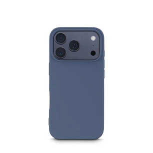 Hama Fantastic Feel Funda para iPhone 17 Pro - Antiadherente Anti-Suciedad - Poliuretano Termoplastico - Bordes Elevados - Color Azul