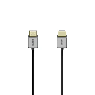 Hama Cable HDMI 8K Macho - Longitud 1.5m - Soporta eARC - Ethernet - Velocidad hasta 48Gbps - Totalmente Blindado - Color Negro