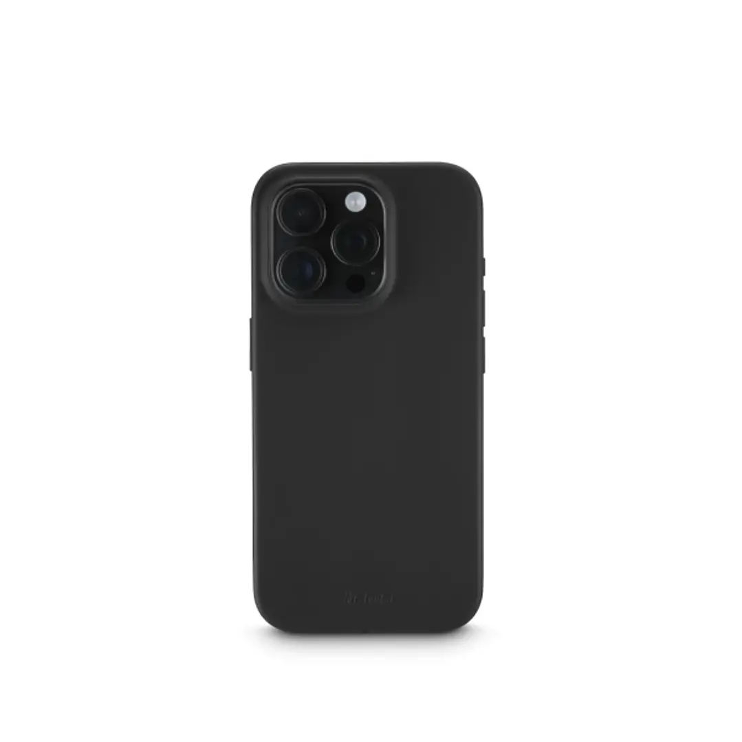 Hama Fantastic Feel Funda para iPhone 16 Pro Max - Antiadherente Anti-Suciedad - Poliuretano Termoplastico - Bordes Elevados - Color Negro 1