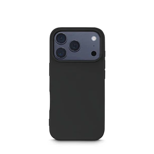 Hama Fantastic Feel Funda para iPhone 17 Pro - Antiadherente Anti-Suciedad - Poliuretano Termoplastico - Bordes Elevados - Color Negro
