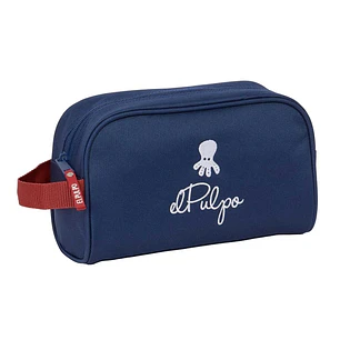 Safta el Pulpo Neceser de 3.6L - Cremallera - Asa Lateral - Interior Forrado - Organizadores Interiores - 240x100x150mm - Color Azul Marino