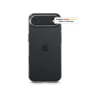 Hama Always Clear Funda para iPhone Air - Antideslizante - Poliuretano Termoplastico - Bordes Elevados - Color Transparente