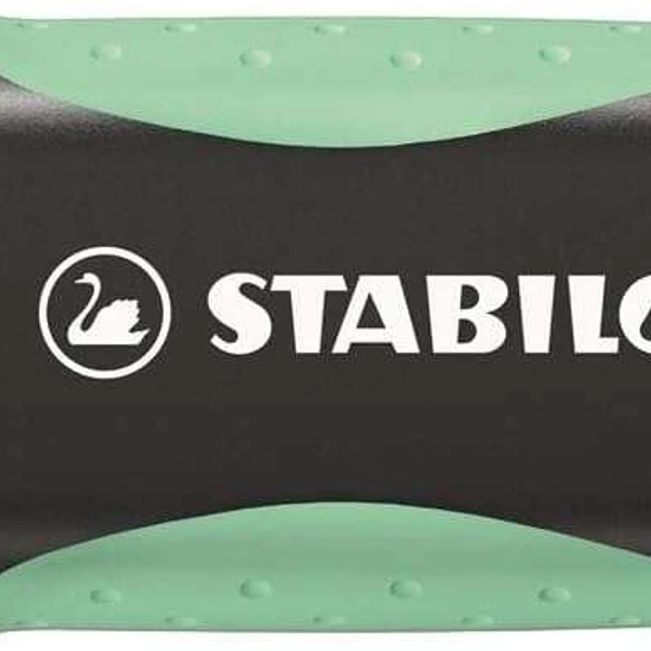 Stabilo Green Boss Pastel Marcador Fluorescente - Fabricado con un 83% de Plastico Reciclado - Trazo entre 2 y 5mm - Recargable - Color Pizca de Menta 1