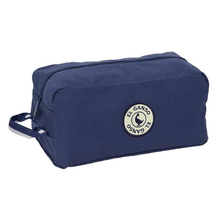 Safta el Ganso Jeans Zapatillero - Capacidad 9L - Asa de Mano Lateral - 34x15x18cm - Color Azul Marino 1