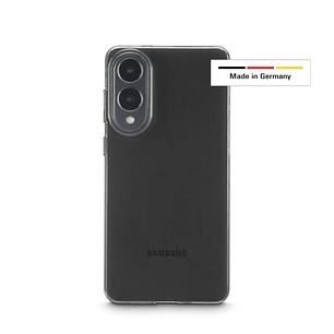 Hama Always Clear Funda para Samsung Galaxy S25 Edge - Antideslizante - Especial Antiamarilleo - Poliuretano Termoplastico - Bordes Elevados - Color T