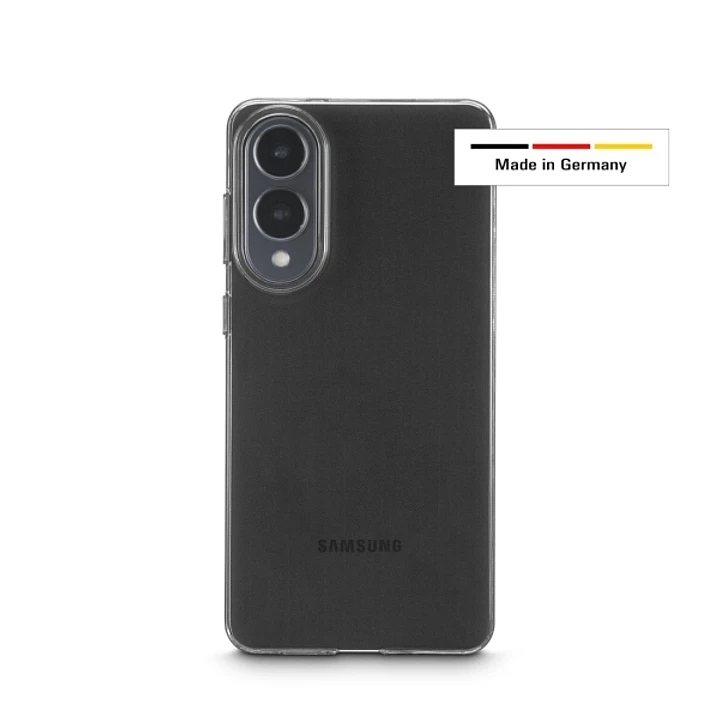 Hama Always Clear Funda para Samsung Galaxy S25 Edge - Antideslizante - Especial Antiamarilleo - Poliuretano Termoplastico - Bordes Elevados - Color T 1