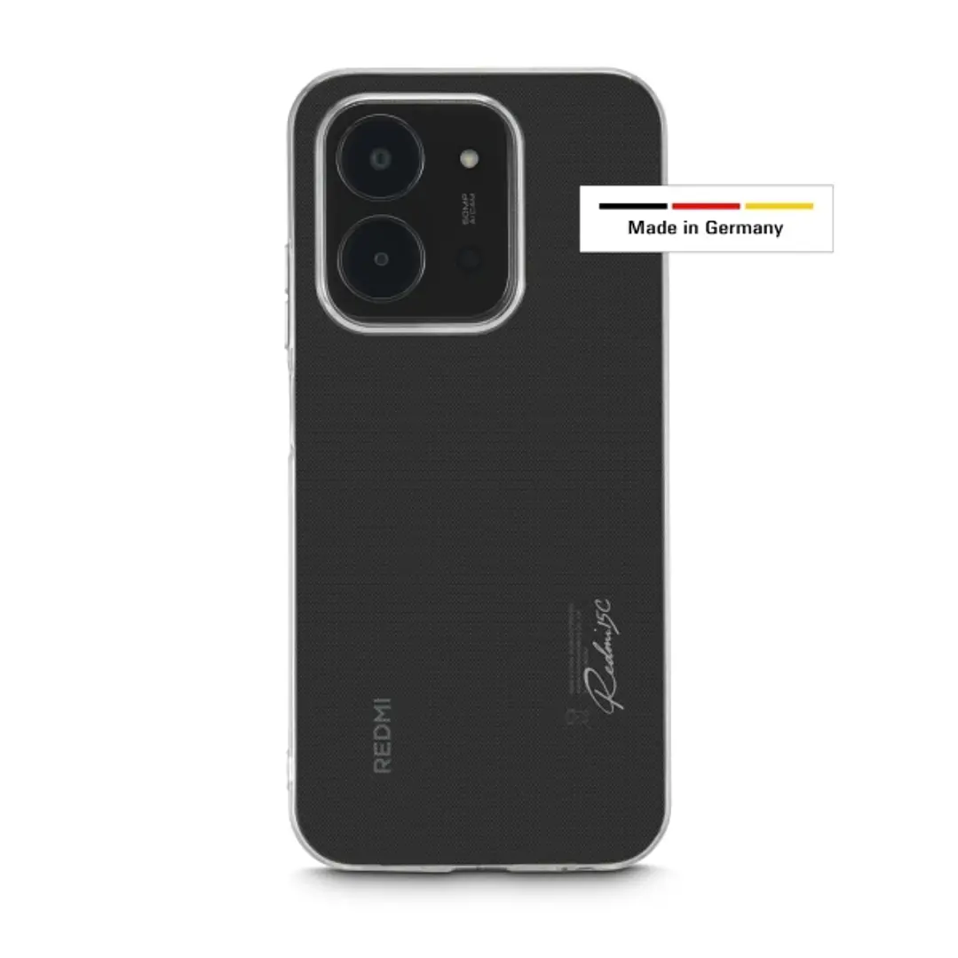 Hama Always Clear Funda para Xiaomi Redmi 15C / 15C 5G - Antideslizante - Poliuretano Termoplastico - Bordes Elevados - Color Transparente 1