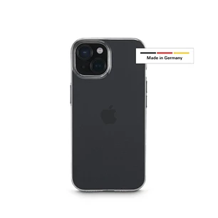Hama Always Clear Funda para iPhone 15 - Antideslizante - Especial Antiamarilleo - Poliuretano Termoplastico - Bordes Elevados - Color Transparente
