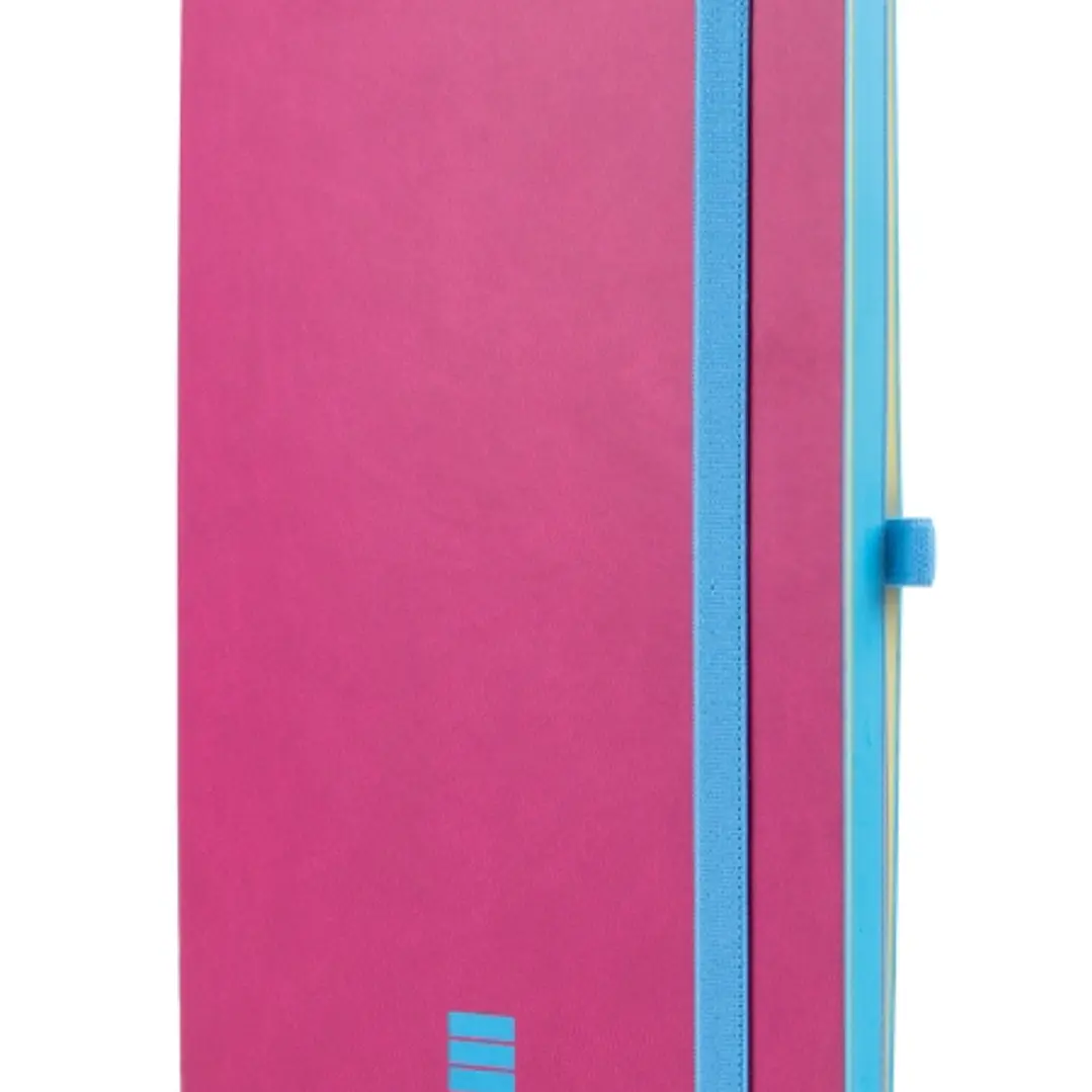 Finocam Modern Cuaderno de Tapa Ligera - 72 Hojas - Formato A5 - 148x210mm - Papel Crema de 80g/m2 - Liso - Bolsillo Interior - Cierre con Goma - Hoja 1