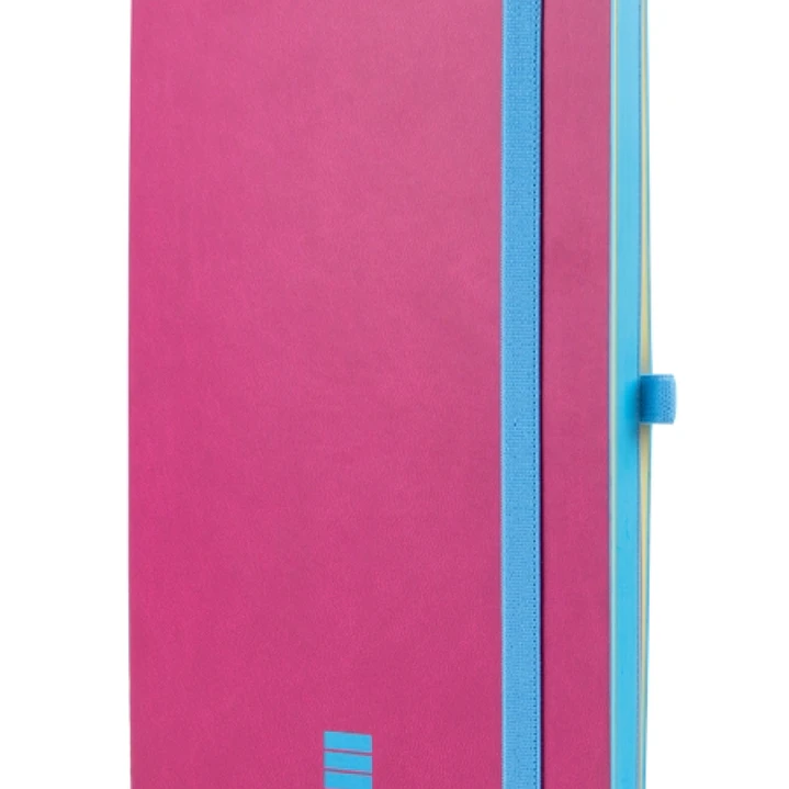 Finocam Modern Cuaderno de Tapa Ligera - 72 Hojas - Formato A5 - 148x210mm - Papel Crema de 80g/m2 - Liso - Bolsillo Interior - Cierre con Goma - Hoja 1