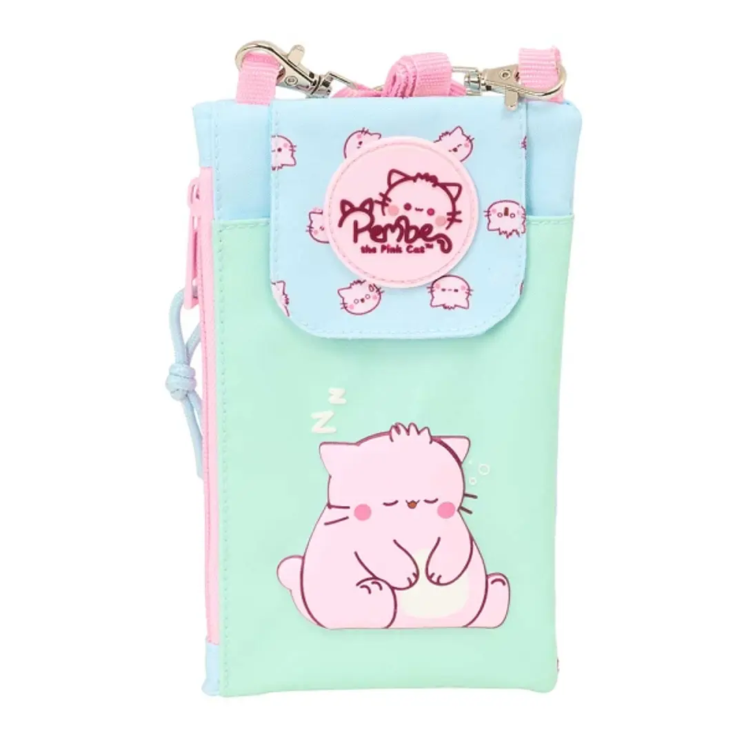 Safta Pembe The Pink Cat Monedero Portamovil hasta 6.9