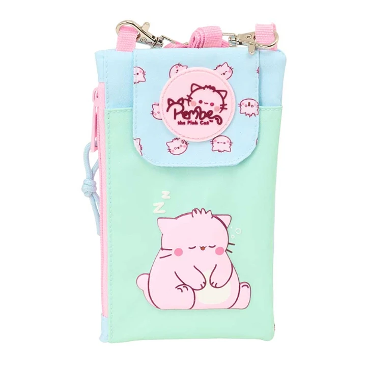 Safta Pembe The Pink Cat Monedero Portamovil hasta 6.9